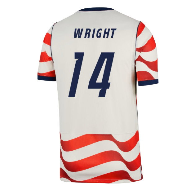 2026-2027 USA Home Shirt (Wright 14)-SoccerKits Hub | Buy Soccer Jerseys Online